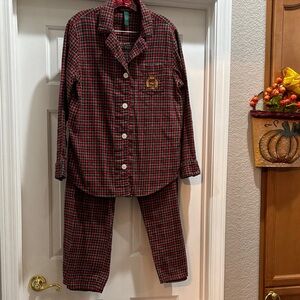 Ralph Lauren Plaid Classic Pajamas Set